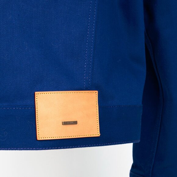 Louis Vuitton Staples Edition DNA Denim Cobalt Blue Jacket - Picture 11 of 15
